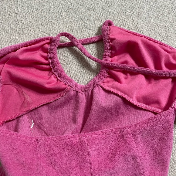 PacSun Y2K Pink Terry Beach Mini Dress S - Picture 5 of 6
